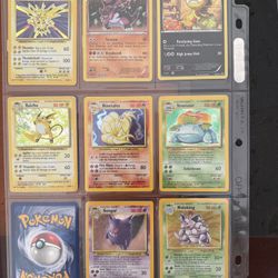 Pokémon Cards 1998,99