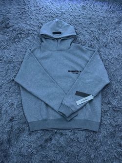 Heather grey essentials hoodie