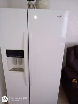 White Whirlpool Fridge