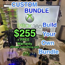 🎮 Xbox 360 – Custom Build-Your-Own Bundle ⭐