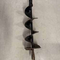 8” Earth Auger Bit – Heavy Duty Steel
