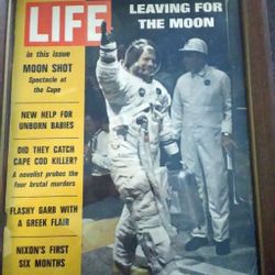 1969 Life mag. Neil Armstrong (Leaving for the moon)