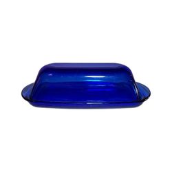 Cobalt Blue Butter Dish