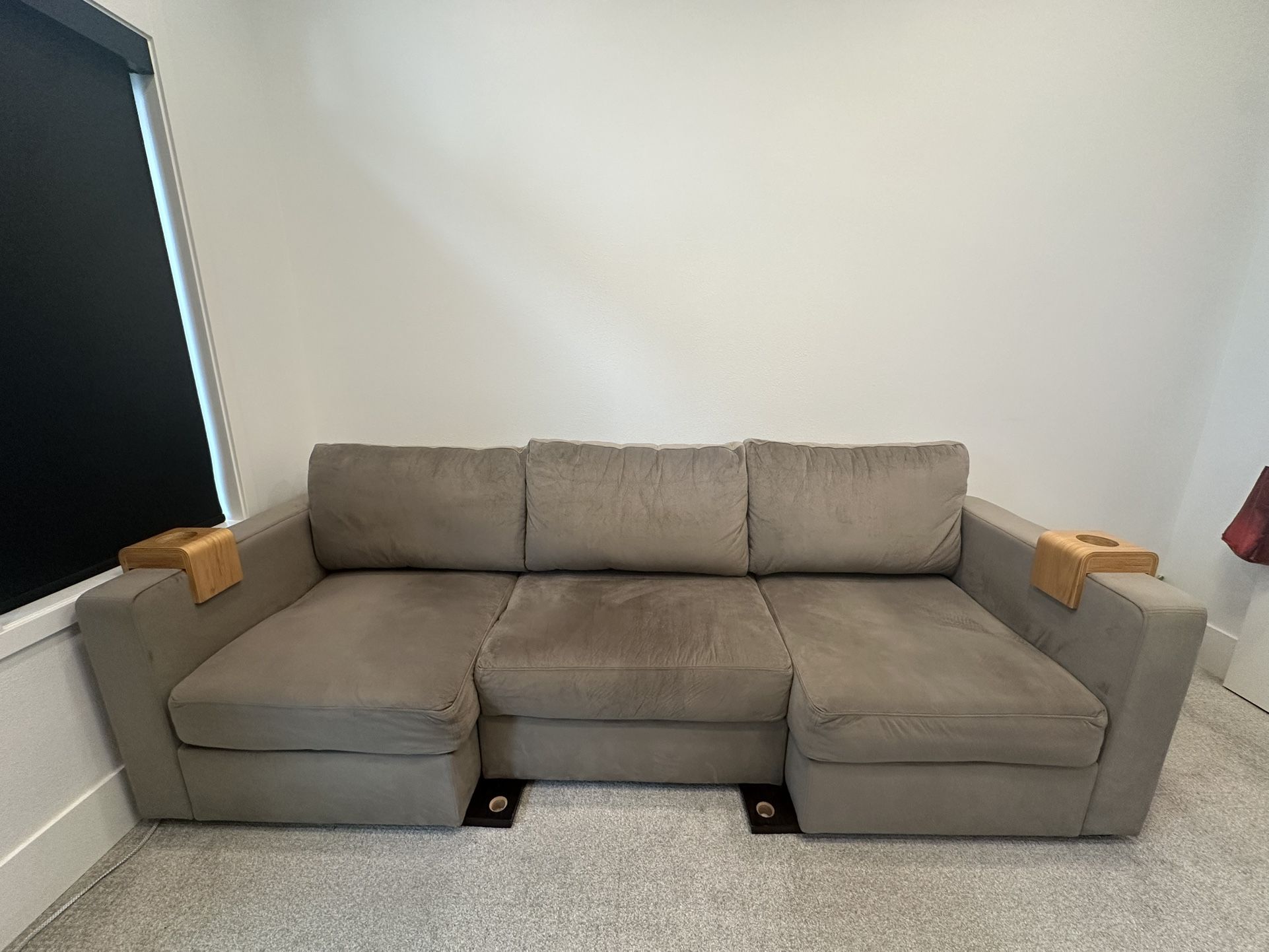 Lovesac Sectional Modular Couch Plus Accessories