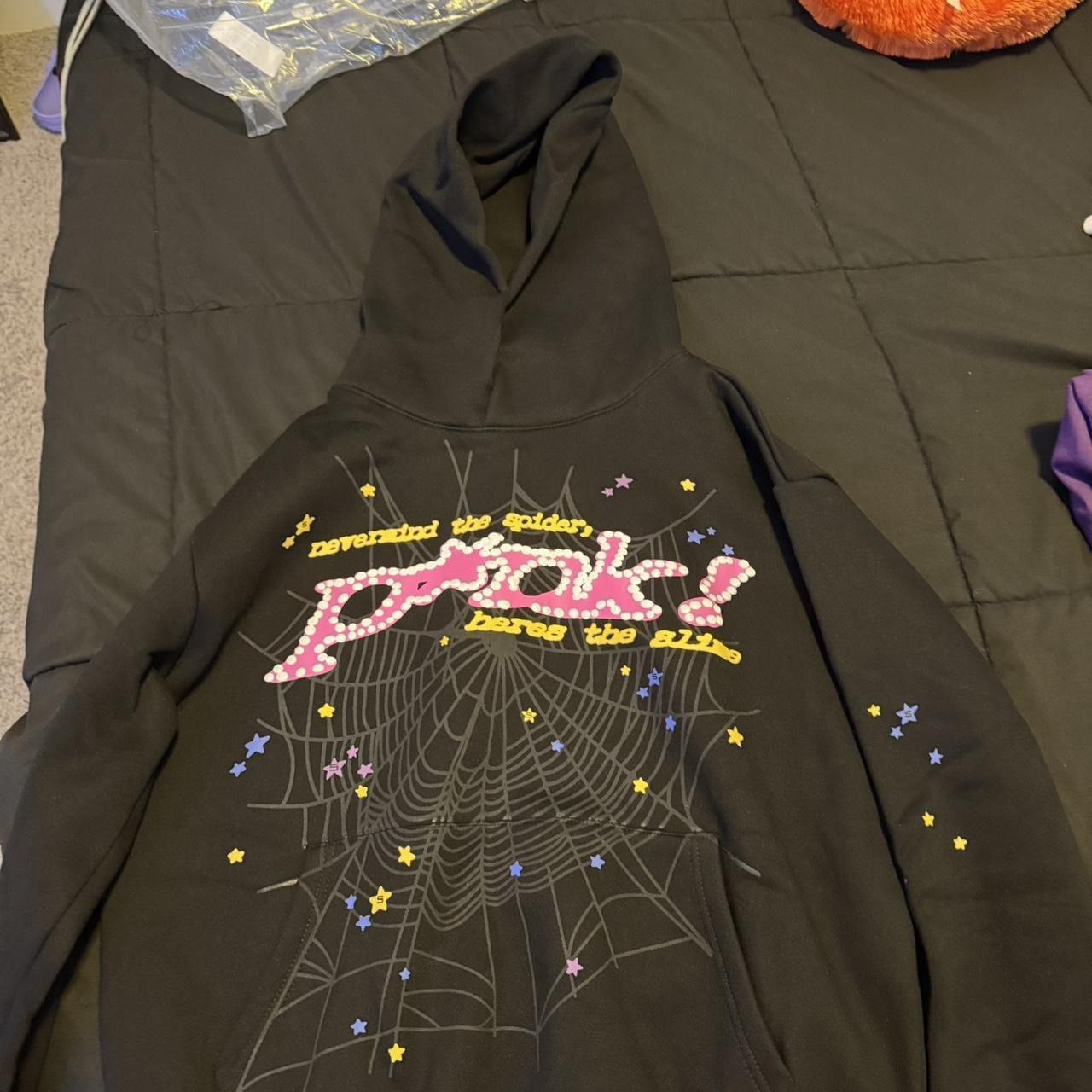 Black sp5der hoodie
