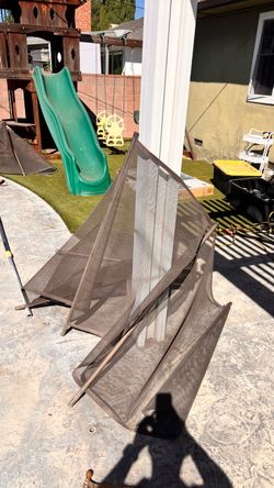 Pool fence 90+ feet long w/ two gates $200 obo