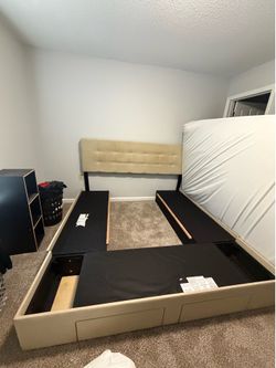 King size bed frame