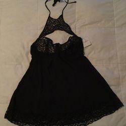 New Beautiful Black Babydoll Size Small