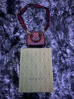 Gucci handle horsebit 1955 GG supreme exclusive canvas bag