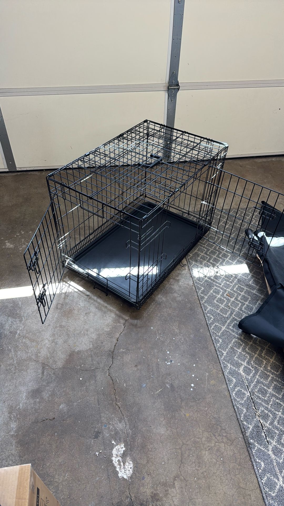 Pet Dog Cat Crate Large With Cover 30”