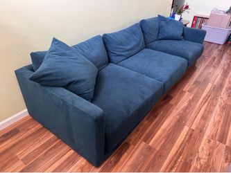 Living Spaces Xena Modular Sectional Sofa - Navy Blue