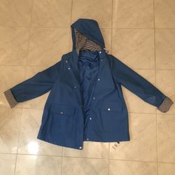 Raincoat Light Blue New With Tags