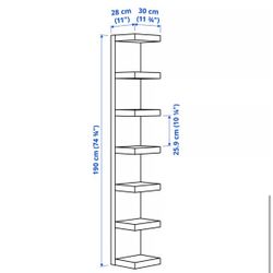 IKEA LACK Wall Shelf Unit (Set of 2) – Stained Oak Effect (Discontinued Color)