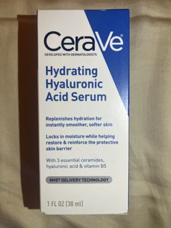 Cerave Hydrating Hyaluronic Acid Serum 1 Fl Oz