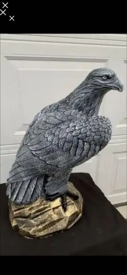 Large eagle statue