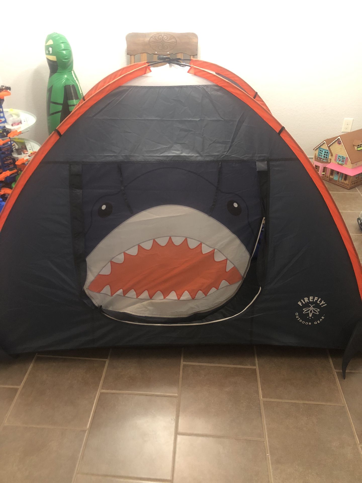 Full Size Kids Tent With Matching Sleeping Bag 