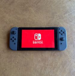 Nintendo switch gray w dock