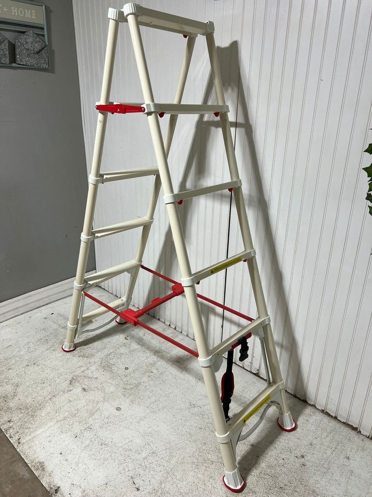 Escalera Como Nueva De Aluminio