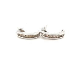14K Gold 14-Diamonds Post Earrings