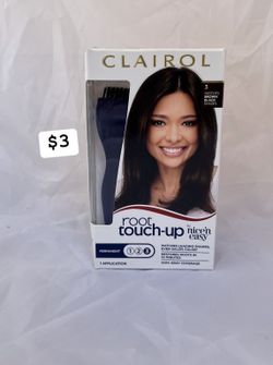 Clairol Root Touch-Up Permanent Hair Color Creme, 3 Brown Black, Hair Dye, 1 Application