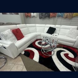 White Sectional