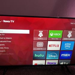 43" TCL Roku Tv