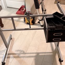 Adjustable Drafting / Craft Table Base – Tilt Frame with Drawers (DIY Top) $60 OBO