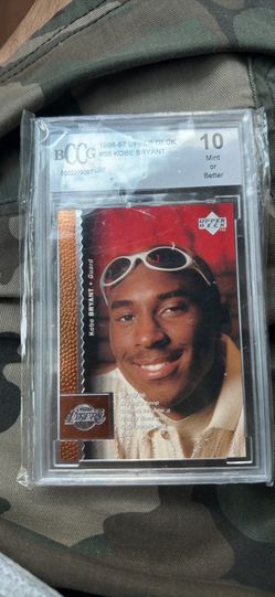 1996-97 UPPER DECK #58 KOBE BRYANT ROOKIE BCCG 10 MINT HOF