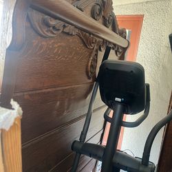 Antique queen size bed frame.