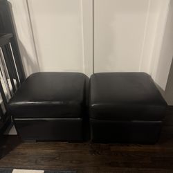 Leather Foot Stools