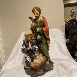 Mary, Joseph Baby Jesus Statue