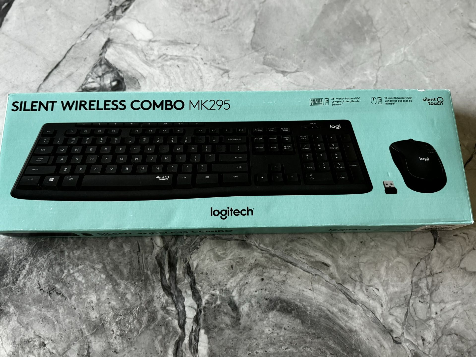 Logitech Silent Wireless Mouse & Keyboard Combo - MK295 👍 👍 👍