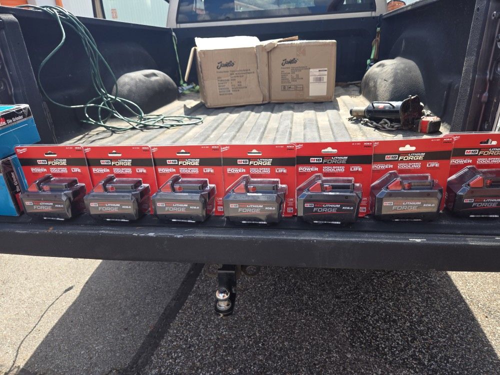Milwaukee M18 Forge XC8.0 $125 Each