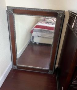 Wood mirror Raymour&Flanigan