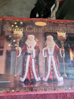 Santa Candleholder