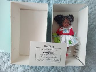 VOGUE MINI GINNY YUMMY BEARS LE DOLL 5 1/2" NEW IN BOX AFRICAN AMERICAN