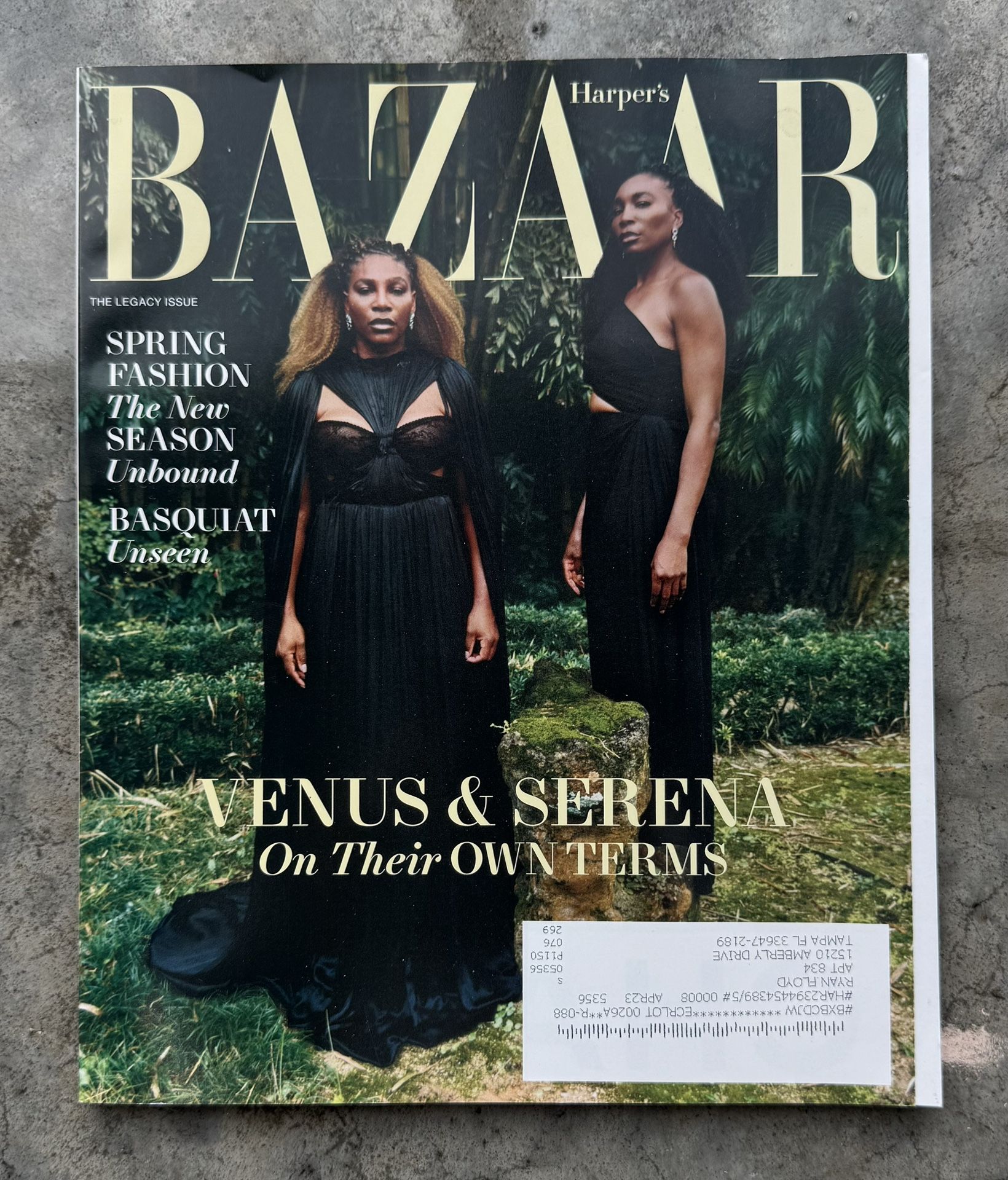 Harper's Bazaar Magazine March 2022 Venus & Serena Williams The Legacy Issue