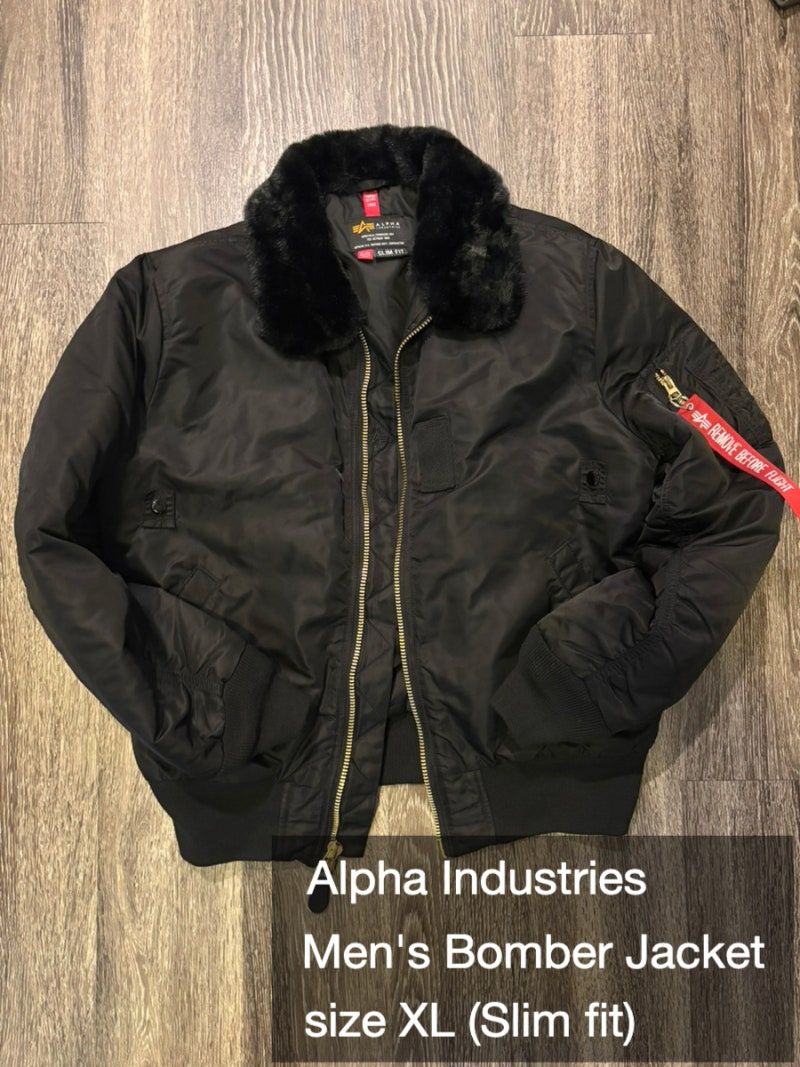 Mens Alpha Industries Bomber Jacket