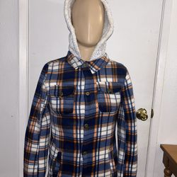 VTG DKNY JEANS Shirt Hoodie Block MultiColor Long Sleeves Unisex Youth Sz XL/TG