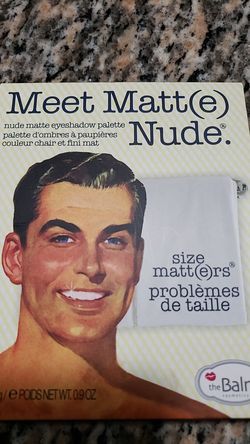 THE BALM meet Matt nude eyeshadow palette