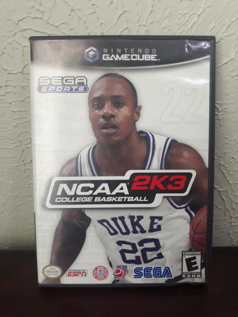 NCAA College Basketball 2K3 Nintendo Gamecube Very Rare Game
