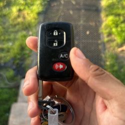 Toyota Prius 2010 FOG key