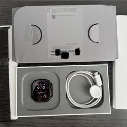 Apple Watch Ultra 2 (Black) with Black Titanium Milanese Loop – Warranty Until 3/1/26 - Unlocked 