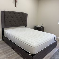 Queen Bed Frame And Mattress 