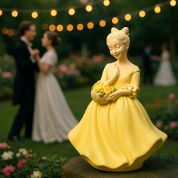 Avon USA 1970s Empty Figural Cotillion Cologne Decanter, 5.5”