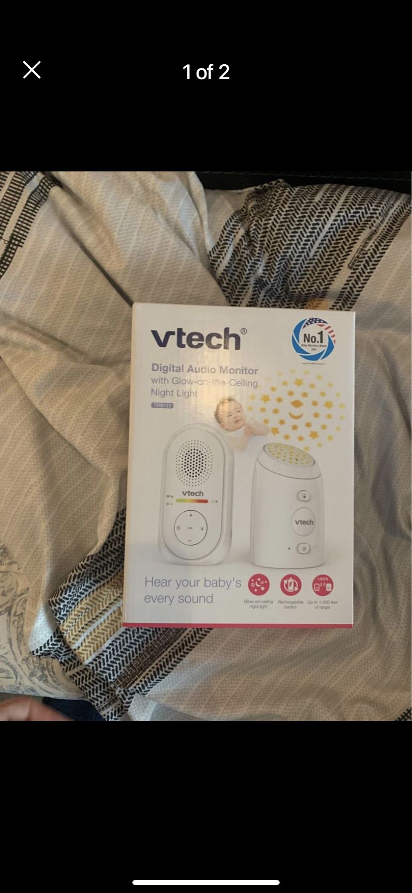 VTECH Digital Audio Baby Monitor With Ceiling Night Light 