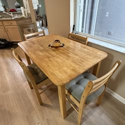 TABLE AND 4 CHAIRS
