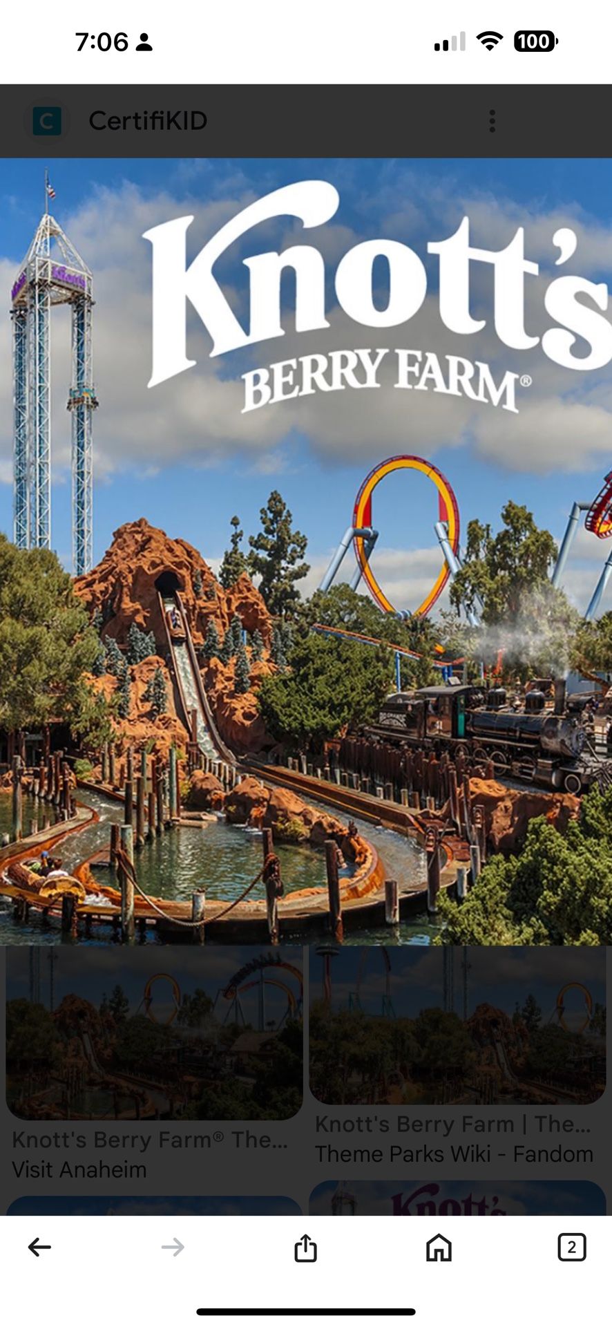 Knotts Berry Farm Tickets