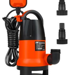 PROSTORMER SUBMERSIBLE WATER PUMP 1HP 3700GPH WITH AUTOMATIC FLOAT SWITCH FOR POOL POND GARDEN