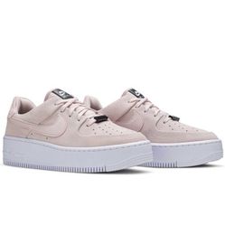 Womens Air Force 1 Sage Low 7.5 in Barely Rose